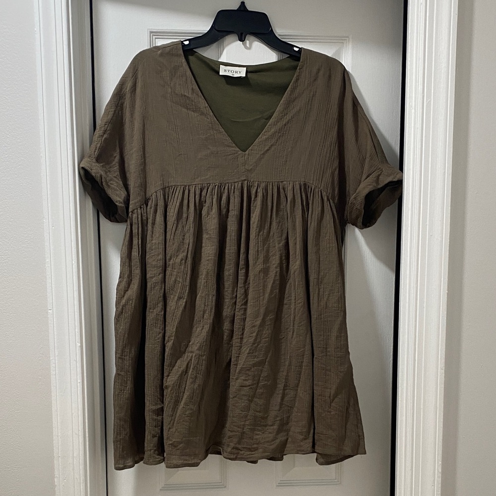 Babydoll Vneck dress